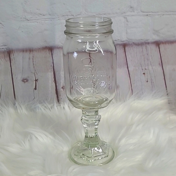 Bubba Gump Shrimp Co Company Glass Collectible Mason Jar Drinking Cup Fancy 9" - Picture 4 of 9